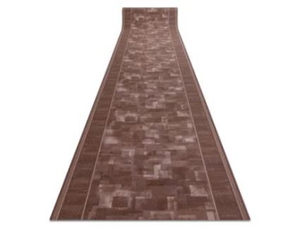 Passadeira Base Antideslizante DYWANY LUSZCZOW Tribe Castanho 100 cm
