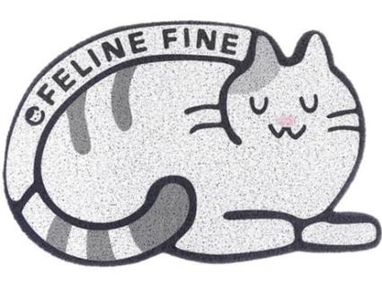 Tapete para Caixa de Areia para Gatos ZEZE Tapete Gato