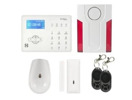 Kit de Alarme Doméstico Rtc 03 com Sirene Flash IPROTECT EVOLUTION