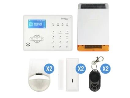 Kit de Alarme Doméstico Rtc 06 com Sirene Solar IPROTECT EVOLUTION