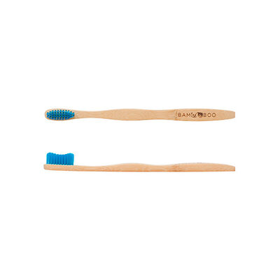 Escova de Dentes Azul Média Bam&Boo 1 un