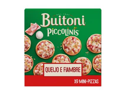 Mini Pizzas Buitoni Piccolinis Queijo E Fiambre 270g