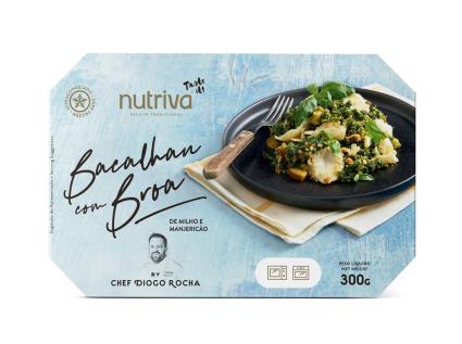 Bacalhau Com Broa Nutriva E Manjericão 300g