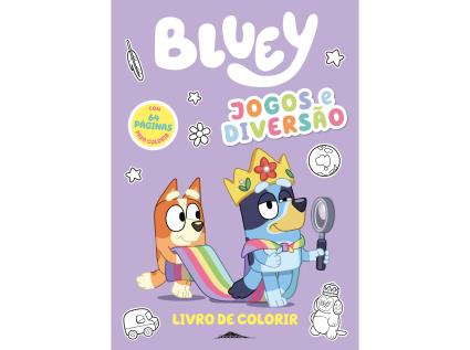 Bluey Jogos E Diversão Livro De Colorir