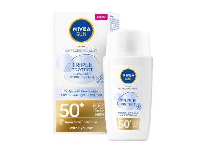 Fluido Uv Rosto Nivea Sun Ultra Proteção Fp50+ 40ml