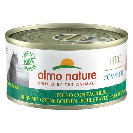 Almo Nature HFC Complete 6 x 70 g - Frango com feijão verde