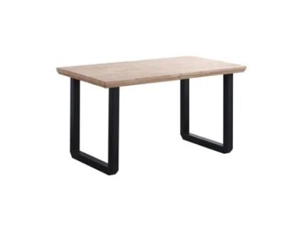 Mesa de Refeição ABECEDARIO (77 cm x 80 cm x - Madeira - Preto)