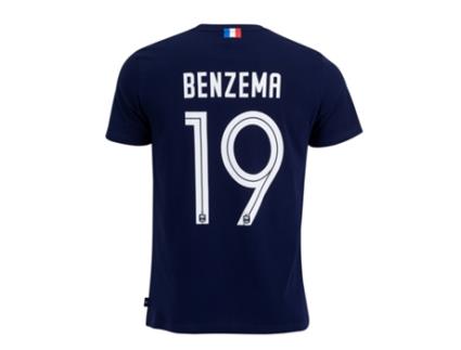 T-shirt para Menino de Futebol EQUIPE DE FRANCE DE FOOTBALL (4 Anos - Algodão - Azul)