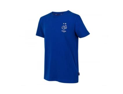 T-shirt para Menino de Futebol EQUIPE DE FRANCE DE FOOTBALL (4 Anos - Algodão - Azul)