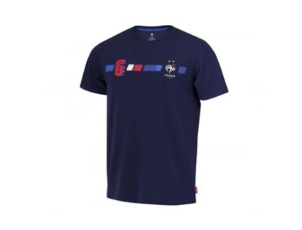 T-shirt para Menina de Futebol EQUIPE DE FRANCE DE FOOTBALL (8 Anos - Algodão - Multicor)