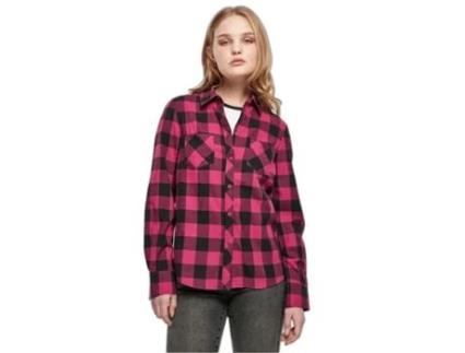 T-shirt para Mulher URBAN CLASSICS (Algodão - M - Preto)