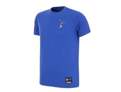 T-shirt Unissexo de Futebol COPA FOOTBALL (L - Algodão - Azul)