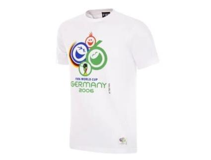 T-shirt Unissexo de Futebol COPA FOOTBALL (S - Algodão - Branco)