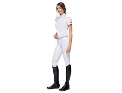 Polo para Mulher de Equitação RG ITALY (L - Branco)