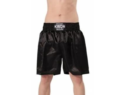Calções para Boxe KWON PROFESSIONAL BOXING (Unissexo - Preto - M)