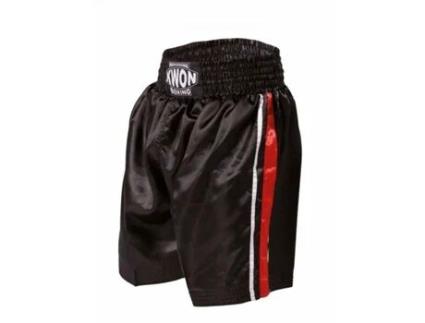 Calções Unissexo de Boxe KWON PROFESSIONAL BOXING (2XL - Poliéster - Preto)