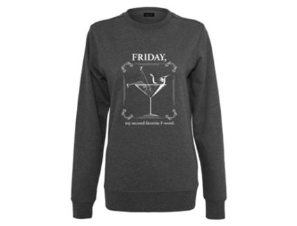 Sweatshirt de Mulher MISTER TEE (XL - Castanho)
