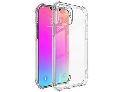 Capa TPU IMAK airbag auxiliar, à prova de choque, anti-riscos transparente para iPhone 13 mini 5.4