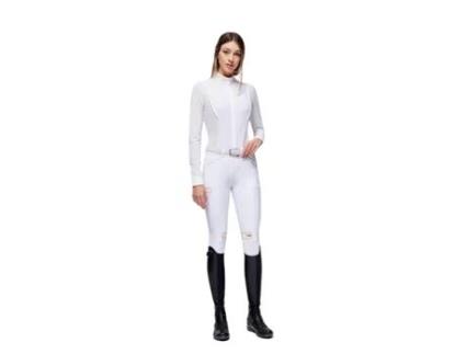 T-shirt para Mulher RG ITALY (S - Branco)