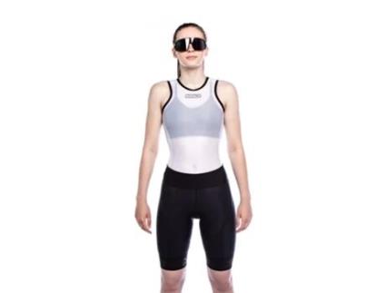 Calções para Mulher de Ciclismo BIORACER (M - Preto)