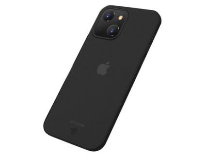 Capa TPU X-LEVEL preto transparente fosco real para iPhone 13 6.1