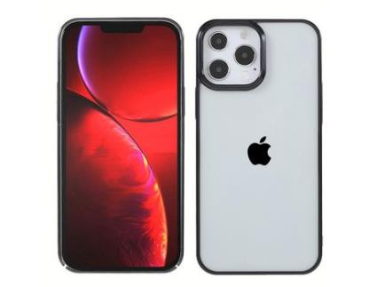 Capa TPU X-LEVEL à prova de choque, leve, preto galvanizado para iPhone 13 Pro 6.1