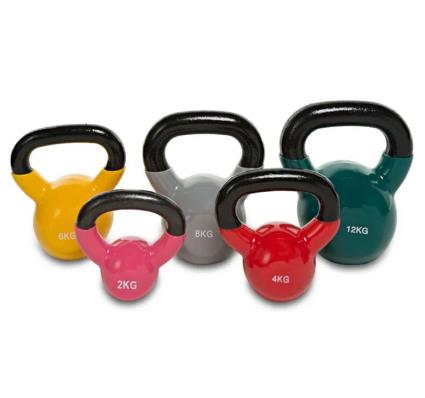 Kettlebell em vinil fitnessdigital - 12kg