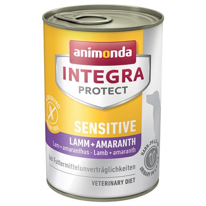 Animonda Integra Protect Sensitive em latas - Cordeiro e amaranto 6 x 400 g