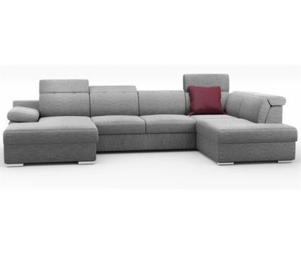 Sofá de canto com cama direito ABELLA - Conforama