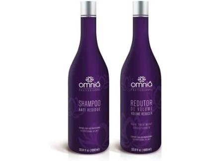 Coffret de Cabelo OMNIA Tratamento de Alisamento Orgânico (2 x 1 L)