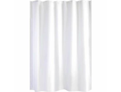 Cortina de Duche Gelco Poliéster Branco 180 x 200 cm