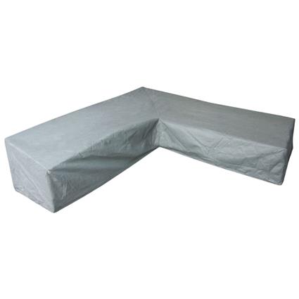 Eurotrail Cobertura p/ lounge em forma de L 255x255x100/70 cm cinza