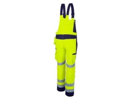 Calças de Trabalho QUALITEX WORKWEAR Pro Reflective Safety Tecido Misturado (Amarelo - Tam: 106)