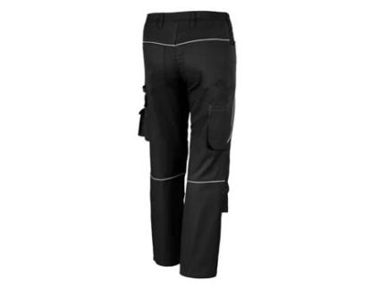 Calças de Trabalho QUALITEX WORKWEAR Pro Tecido Misturado (Preto - Tam: 98)