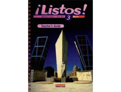 Livro listos! 3 rojo teacher's guide de mike calvert (inglês)