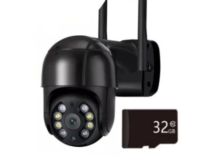 Câmara Rotativa Preto Wifi +HISEEU