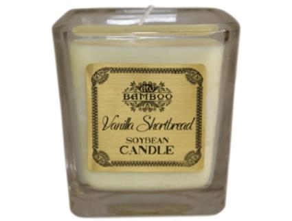 Velas de Cera de Soja Baunilha 6.5X6.5X7.5 Cm