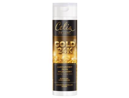 CELIA De Luxe luxo Ouro 24K micelar 200ml Manuka Honey