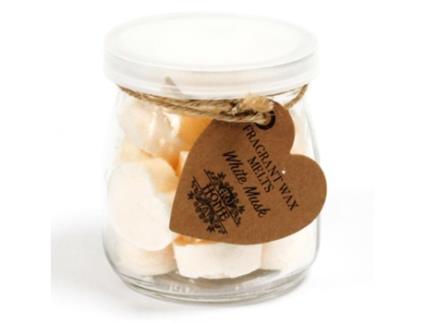 6 Frascos de Cera de Soja Almíscar Branco 501G