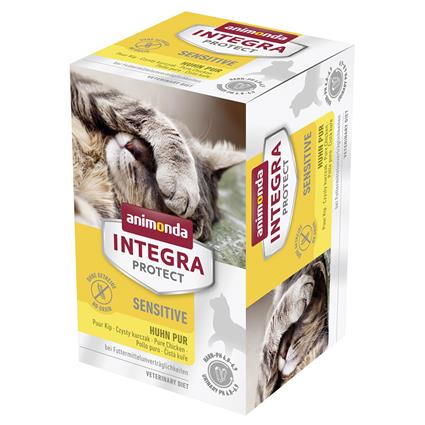 Animonda Integra Protect Adult Sensitive 6 x 100 g - Frango puro