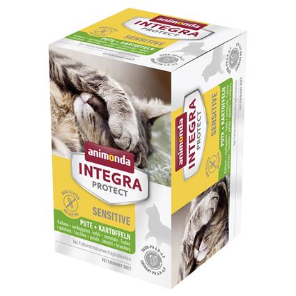 Animonda Integra Protect Adult Sensitive 6 x 100 g - Peru e batatas