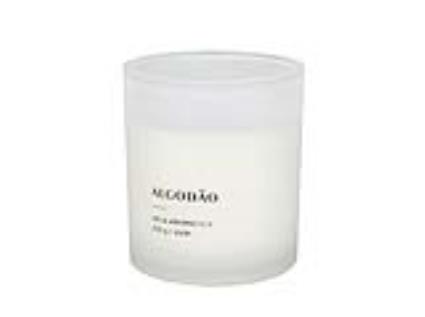 Vela Em Copo Vidro Manulena Algodão 270g