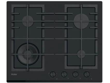 Placa de Gás HAIER HAVG6BF4HB/1 (Gás Natural - 59.5 cm - Preto)