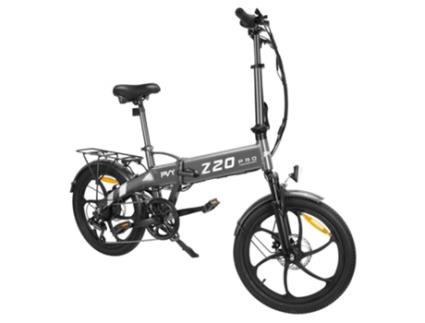 Bicicleta Elétrica  Pvy Z20 Pro 500W Hub Motor/25 Km/H Max Speed/10.4Ah Removable Battery/80-100Km Range Grey