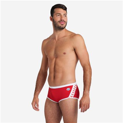 Calções de banho de natação slip Homem ARENA ICONS Vermelho Branco