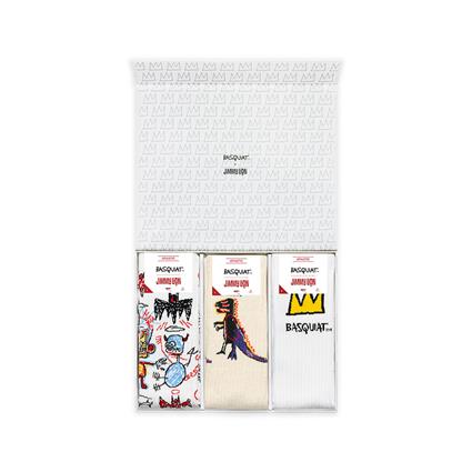 Jimmy Lion PACK CALCETINES ATHLETIC BASQUIAT , Multicolor, Talla - Ref. ATHLETIC BASQUIAT PACK