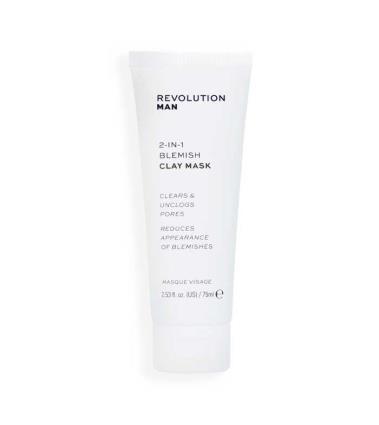 Revolution Man - Máscara Facial Antimanchas 2 em 1 Blemesh Clay Mask