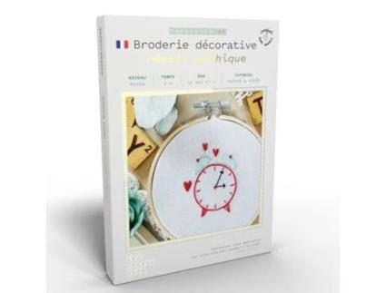 Caixa Diy Bordados Decorativos O Despertador Toca Les French Kits