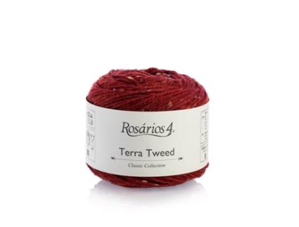 Fio de La ROSARIOS 4 Terra Tweed 100G Vermelho 13