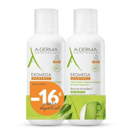 EXOMEGA CONTROL BALSAMO EMOLIENTE 400ML X 2